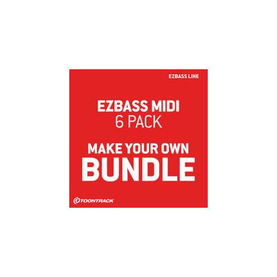 TOONTRACK EZBASS MIDI 6 PACK トゥーントラック [メール納品 代引き不可]