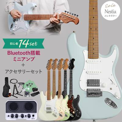 【発売記念価格 5/26(日)まで】 Eris. Nestia エレキギター初心者14点セット【Bluetooth搭載ミニアンプ付き】 ローステッドメイプルネック エリス 【島村楽器WEBSHOP限定】