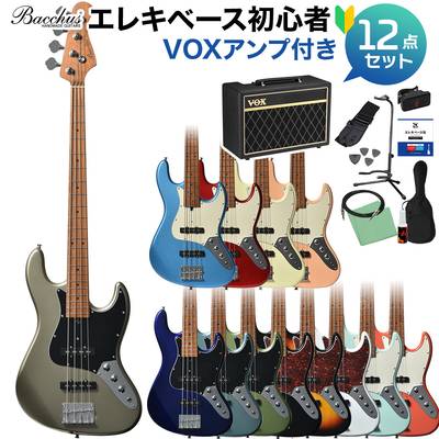 Bacchus WJB-1DX RSM/M ベース初心者12点セット 【VOXアンプ付】 エレキベース ユニバースシリーズ バッカス 