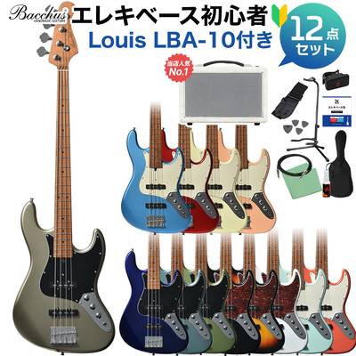 Bacchus WJB-1DX RSM/M ベース初心者12点セット 【島村楽器で一番売れてるベースアンプ付】 エレキベース ユニバースシリーズ バッカス 