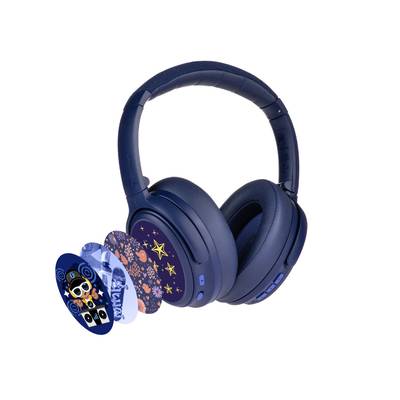 onanoff BuddyPhones Cosmos Fun (ブルー) キッズ用ヘッドホン 子供用 Bluetoothヘッドホン ワイヤレスヘッドホン オナノフ BT-BP-COSMOSF-BL