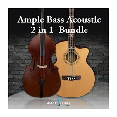 [特価 2024/09/25迄] AMPLE SOUND AMPLE BASS ACOUSTIC 2 IN 1 BUNDLE アンプル・サウンド A6869[メール納品 代引き不可]